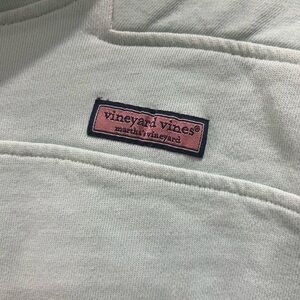 Vineyard Vines teal Sweatshirt with Pink Logo